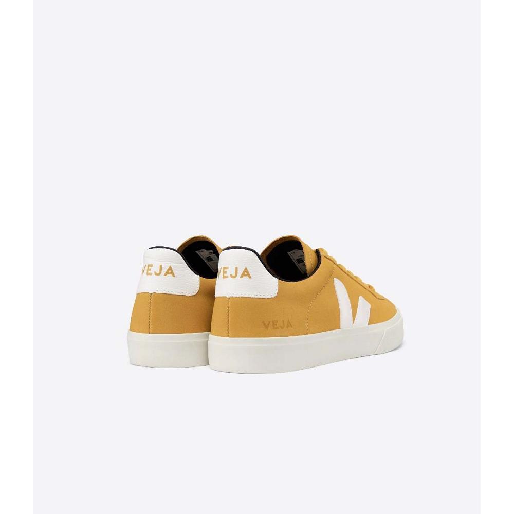 Veja CAMPO NUBUCK Women's Low Tops Sneakers Orange | CA 598DFM